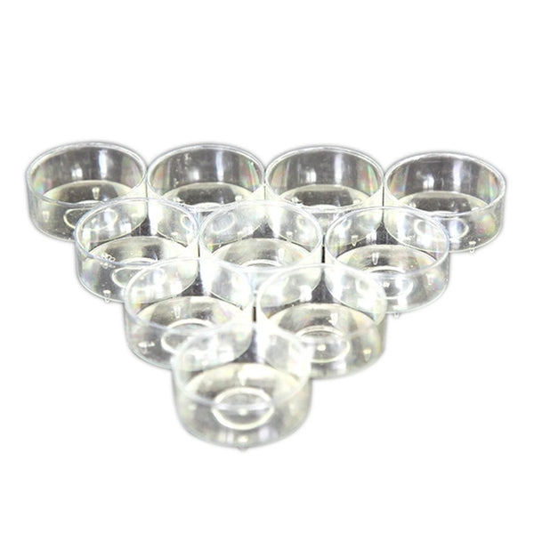 100 Pcs Plastic Holder Holder Cup Clear Cup For Temple Decorative Cup Supplies Table Decor