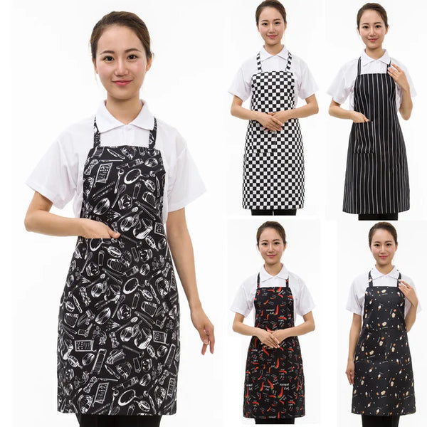 Wholesale Supply Neck-Hanging Customized Logo Hotel Kitchen Catering Hot Pot Restaurant Chef Work Apron