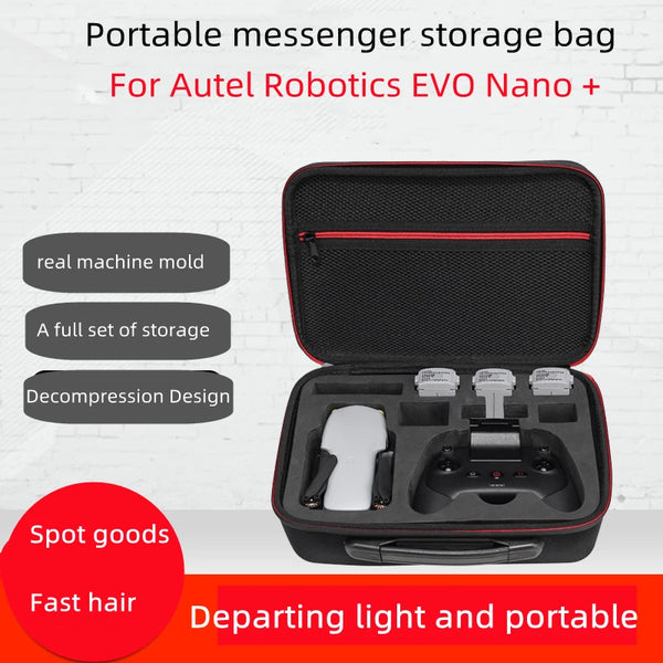 For Autel Robotics EVO Nano+ Storage Carrying Case Shoulder Bag Drone Tote Bag Nano Series Messenger Bag Accessory Box