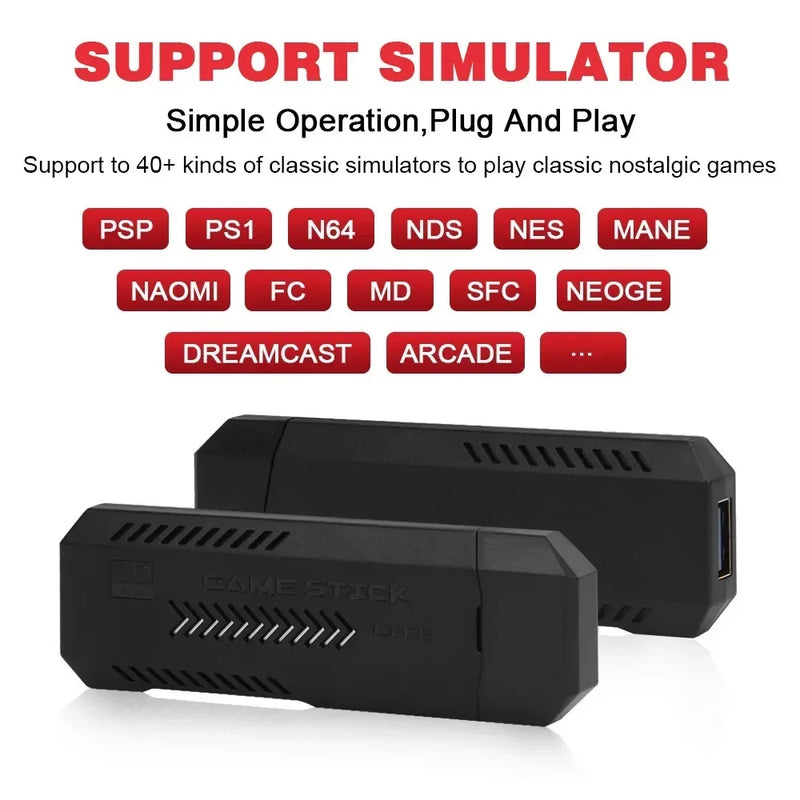 X2 Ultra X2 Plus GD10 Pro 4K Game Stick 3D HD Retro Video Game Console Wireless Controller TV 50 Emulator For PS1/N64/DC  Gift