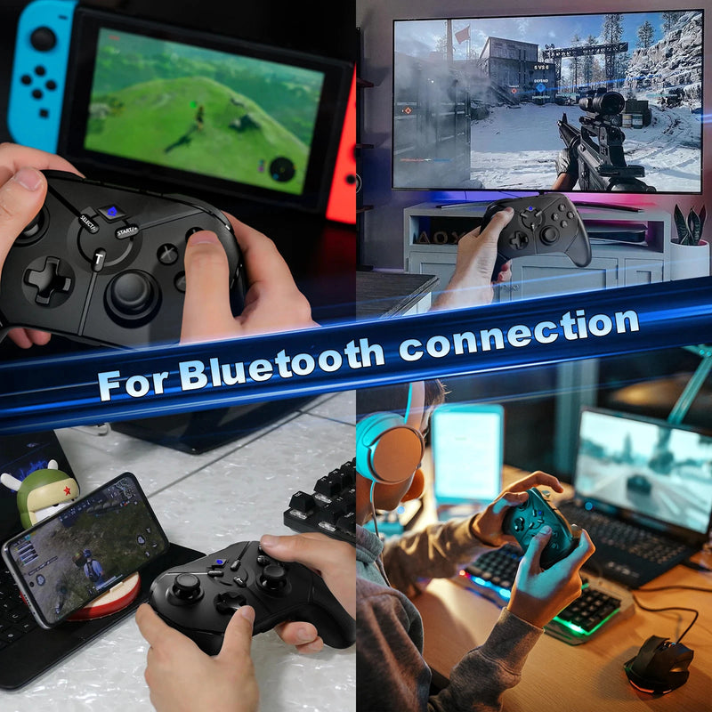 For Nintendo Switch /Pc/Steam/Ps3/Android Tv Box Bluetooth Wireless Controller Smart Phone Tablet Joystick Game Gamepad Control