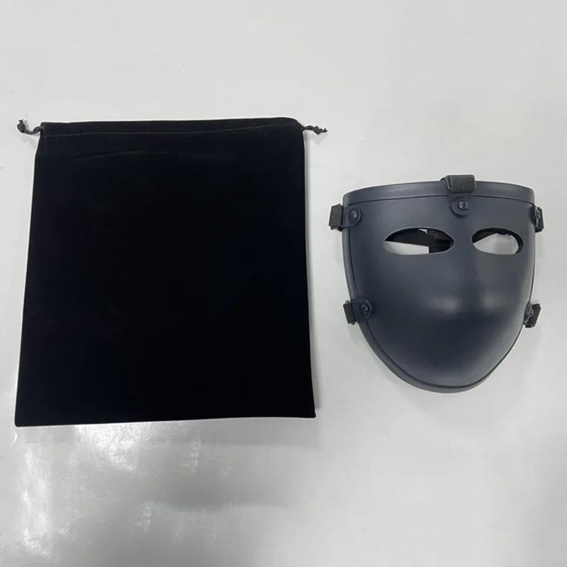 IIIA.44 Bulletproof Mask Half Face Tactical Helmet Bullet Avoidance Protection And Thorn Proof PE Aramid  Face Screen