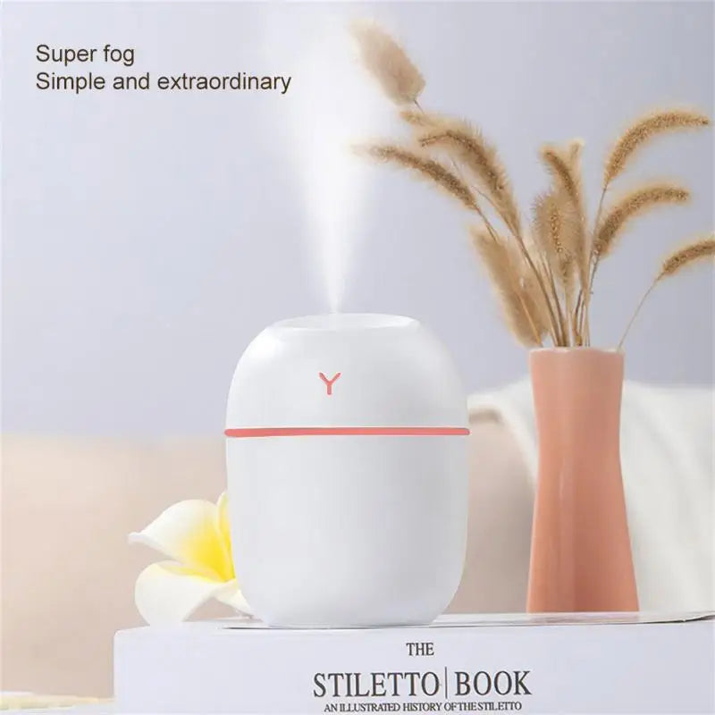 1~8PCS Mini Ultrasonic Air Humidifer Portable Essential Oil Diffuser USB Mist Maker Aromatherapy Humidifiers For Car Office Home