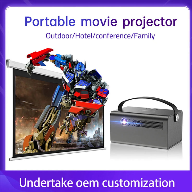 VIVICINE V7 Pro Android 9.0 Full HD 1080P 3D Home Theater Projector,Auto Focus Portable Wifi Video Game Proyector Beamer