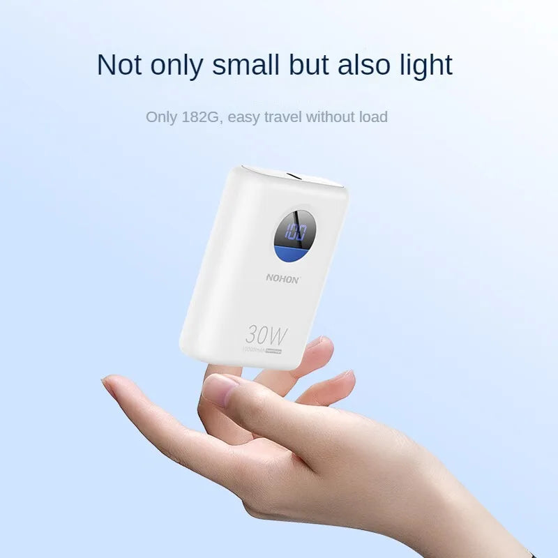 NOHON PowerBank 30W PD Super Fast Charging For iPhone 15 14 Xiaomi 13 12 Samsung Power Banks Portable External Battery Charger