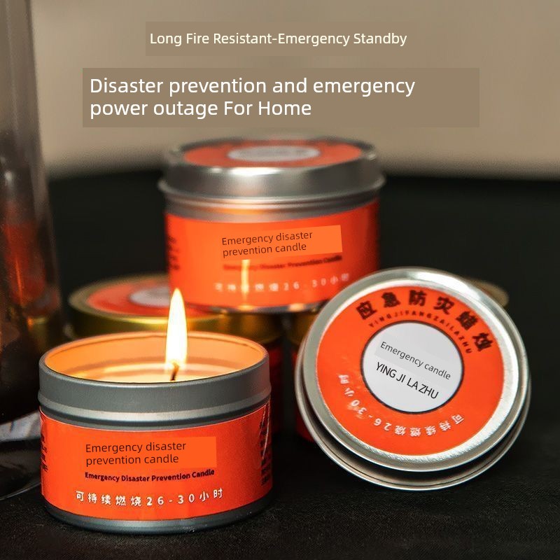 Odorless For Home Power Failure Earthquake Emergency Windproof Candles