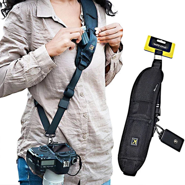 Portable Shoulder Camera Strap Universal Neck Strap For DSLR Digital SLR Camera Canon Nikon Sonys Quick Rapid Camera Accessories