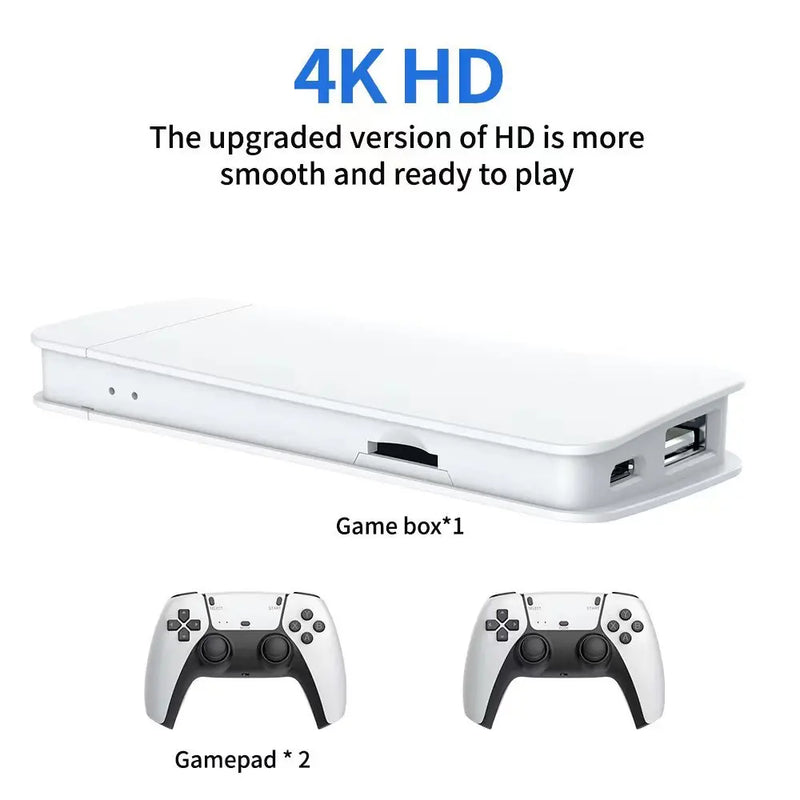 NEW M15 4K HD Game Console P5 2.4G Wireless Controllers 20+Simulators GB2 DDR3 256MB 128G 40000Games Retro Video Game Console