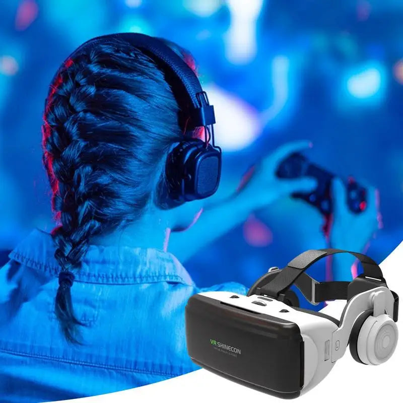 VR Glasses Universal Virtual Reality Glasses For Mobile Games Portable VR AR Devices Accessories Movie 3D Goggles Headset Helmet