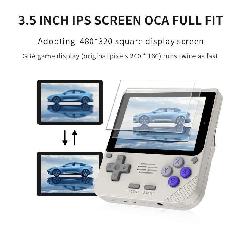 Powkiddy V10 Retro Handheld Game Console 3.5 Inch Video Game Player PS1 Emulator Children's Gifts