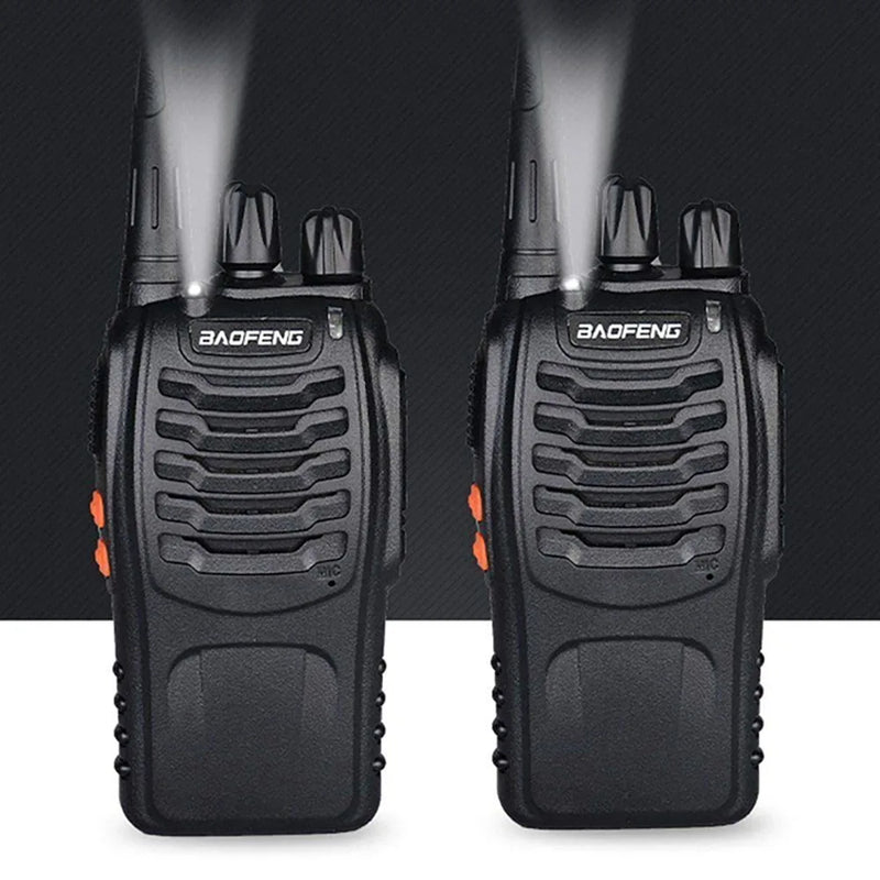 Baofeng Walkie-talkie 888S Dual Band Ham Radio Transceiver UHF 400-470 MHz for Factory Warehouse BF-888S Earphone Walkie Talkie