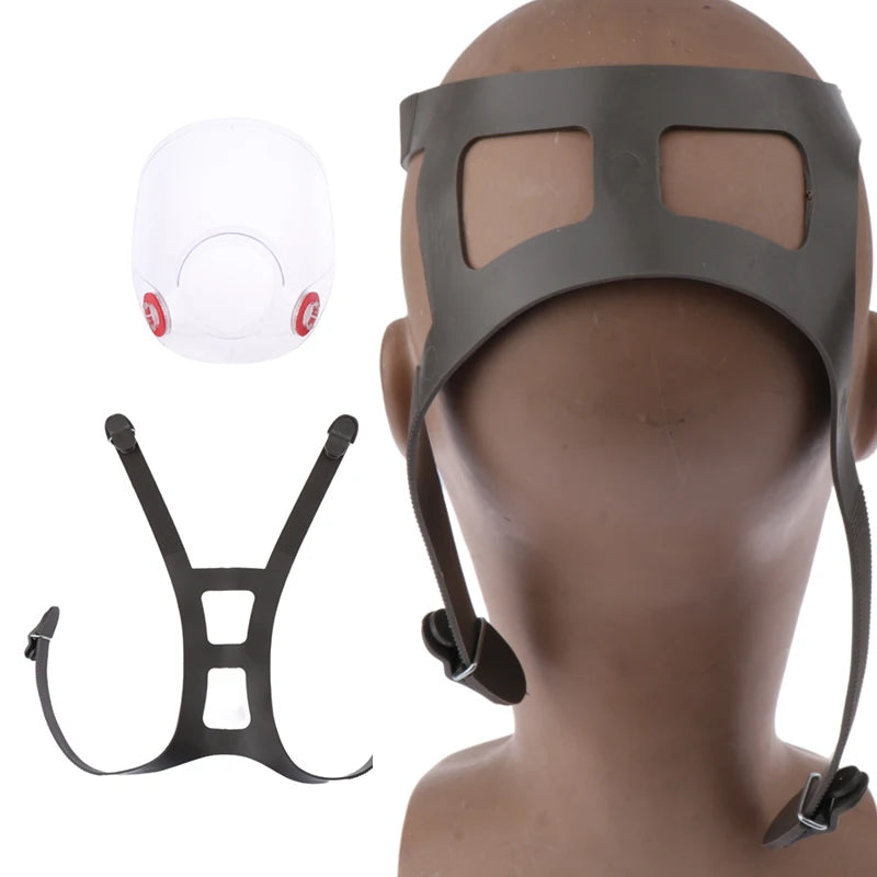 Original Screen/Headband For 6800 Gas/Dust Mask Full Face Chemical Respirator PC HD Anti-Fog Washable