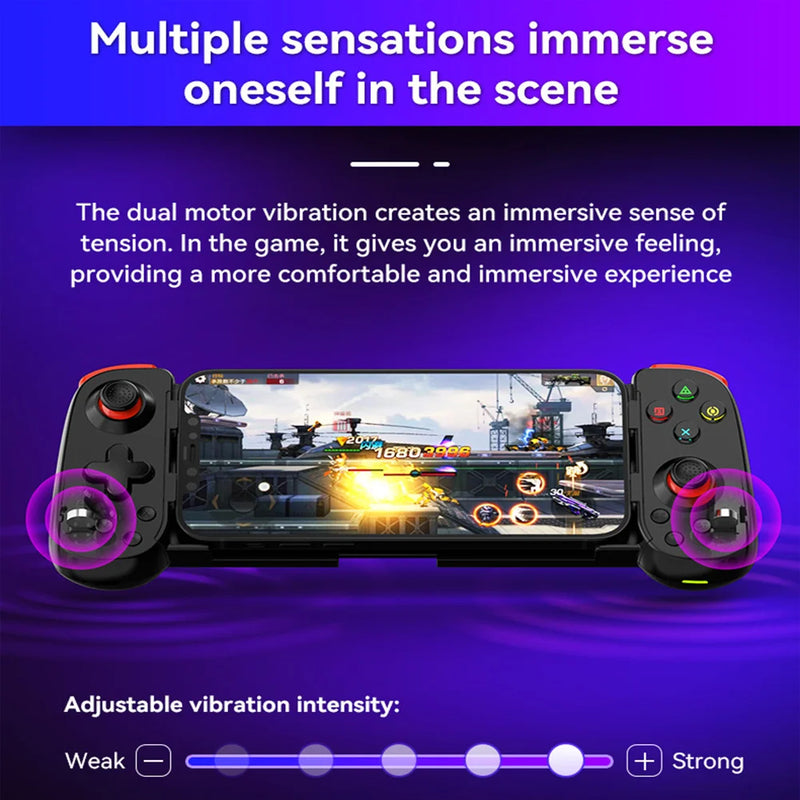 D6DP Extendable Wireless Gamepads Gaming Controller Handle Pad For Phones PC Game Accessoires Gamer