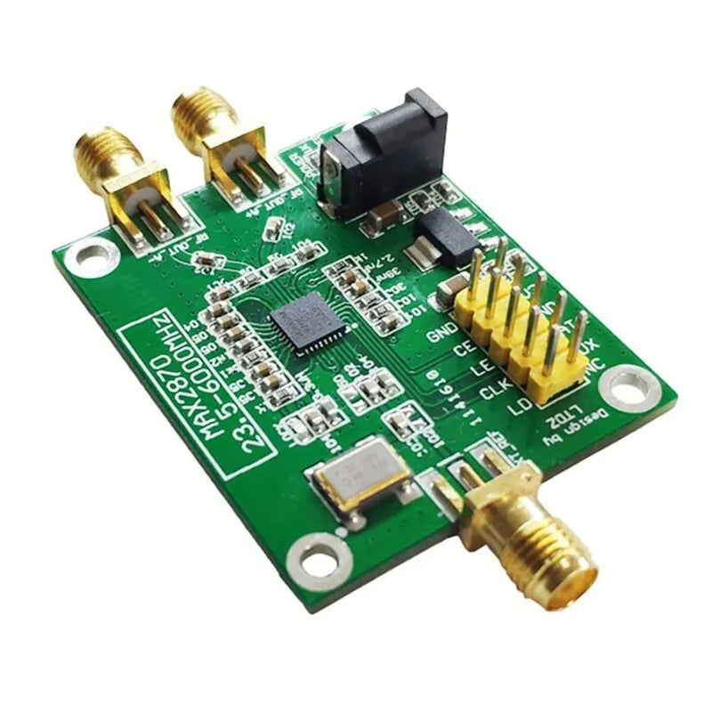 MAX2870 23.5-6000MHz RF Signal Source Signal Generator Module PLL VCO W/ 3.3V Pin Header Power Supply Three-wire Control