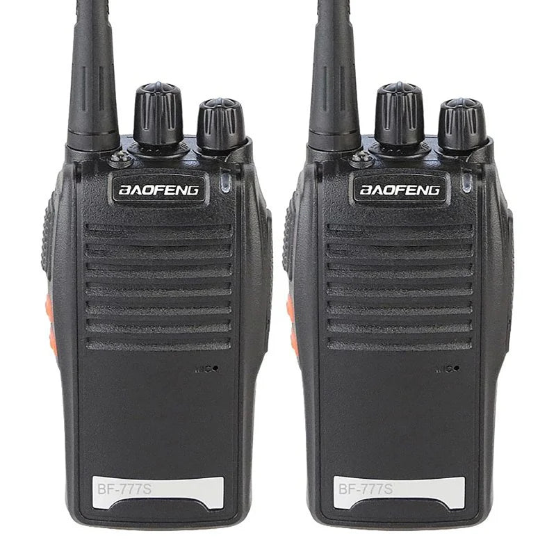 BF777S 4Pcs or 2Pcs/Pack Baofeng Walkie Talkie High-Power Interphone Handheld Car Radio Hotel Home Outdoor