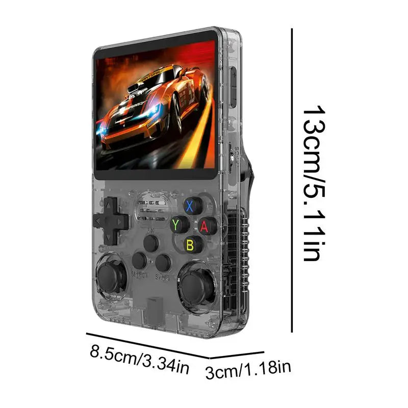 R36S Retro Handheld Video Game Console Linux System 3.5 Inch IPS Screen R35s Pro Portable Pocket Video Player 64GB Games