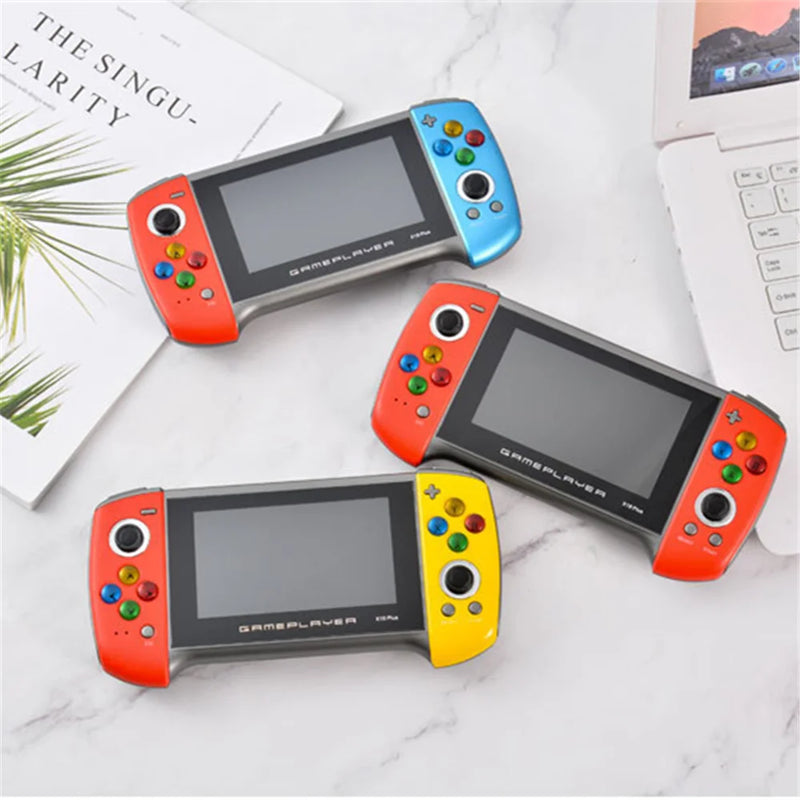 X19 plus Handheld Retro Game Console 5.1 Inch Double-Rocker Classic Game Retro Mini Handheld For PSP Games