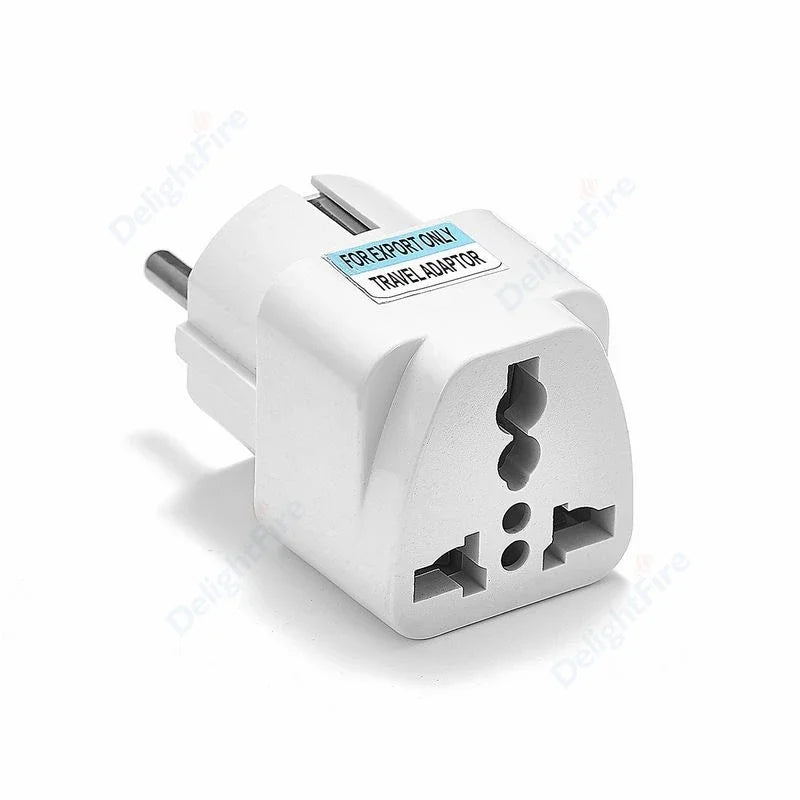 EU KR Plug Travel Adapter Converter US AU UK To European Euro European South Korea AC Power Adapter Electrical Socket Outlet