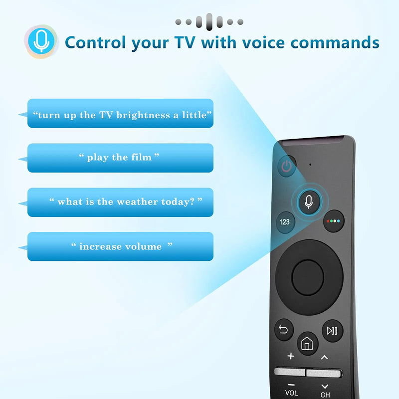 YP BN59-01298C Universal Voice Remote Control for Samsung Smart TV LED QLED 4K 8K Crystal UHD HDR Curved Remote Controler