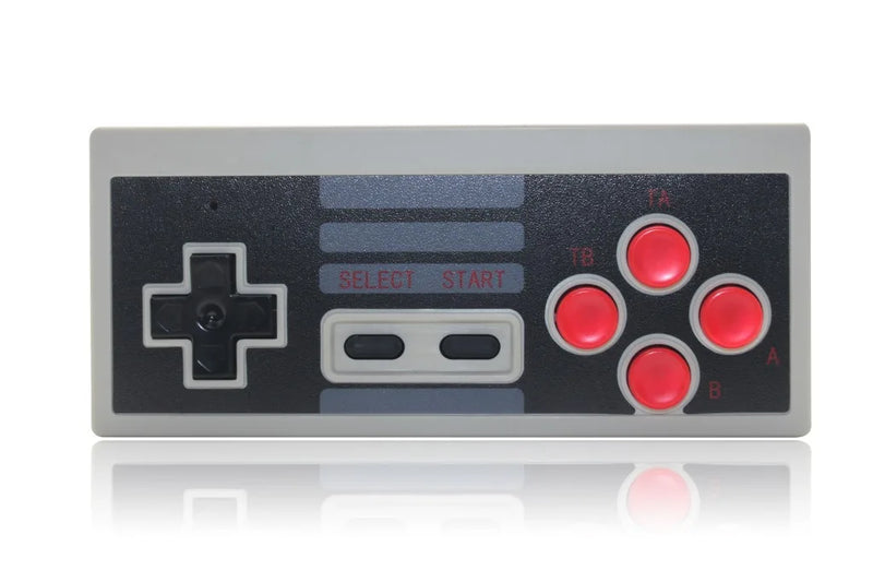 NES wireless controller + 2.4G wireless receiver mini NES game controller wireless red and white 2.4G wireless controller