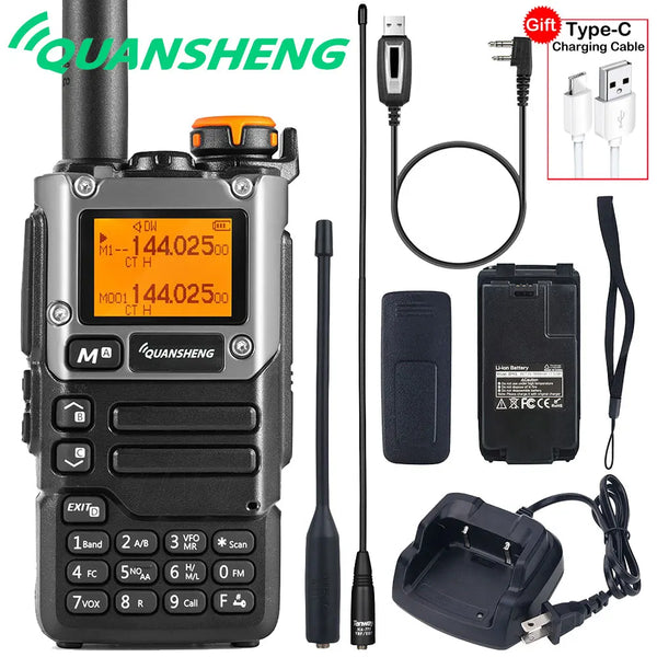 Quansheng UV K5 (8) Walkie Talkie Am Fm Two Way Radio Commutator Station Ham Wireless Set Long Range Receiver Quansheng UV-K6