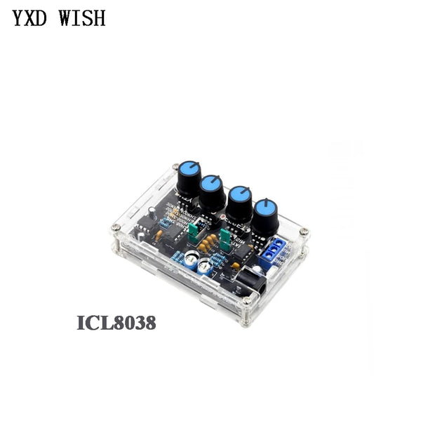 ICL8038 High Precision Adjustable Signal Generator DIY Kit ICL8038 Sinusoidal Triple-Cornered Square Sawtooth Output 5Hz-400Khz