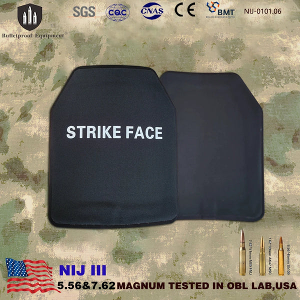 4.5mm/6.0mm NIJ III Bulletproof Panel Body Armor Steel Plate Stab-Proof  Protection Bulletproof Plate against 7.62mm