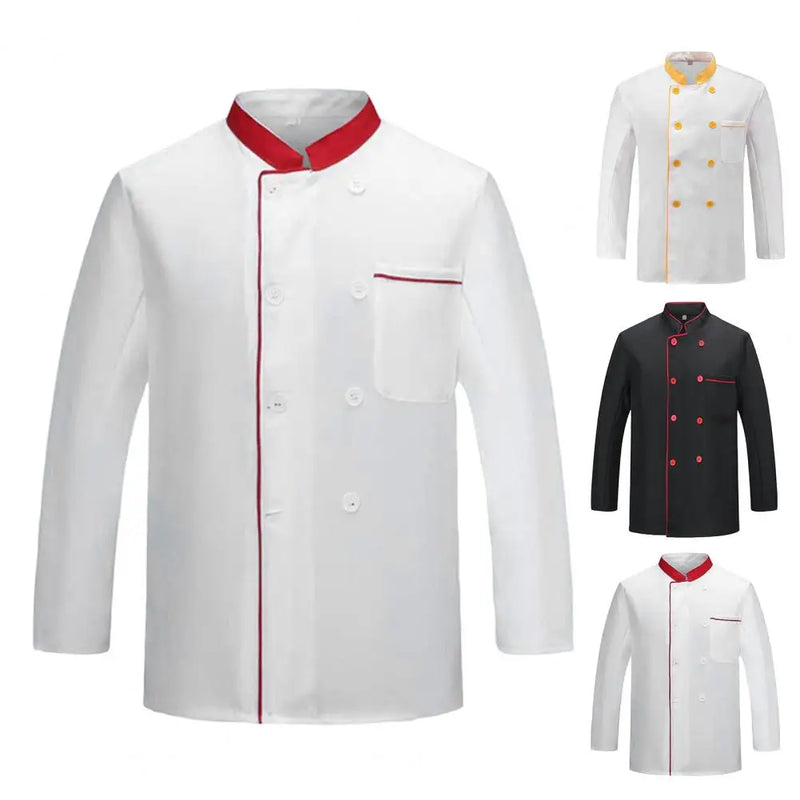 Fantastic Chef Top  Lint-free Breathable Chef Jacket  Unisex Adult Kitchen Chef Coat