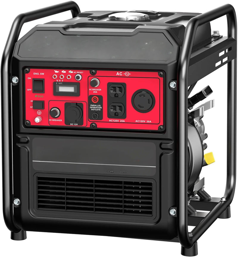 Home Backup Portable Open Frame Generator with Inverter TechnologyGas Powered, Lightweight for Home Backup Use Camping