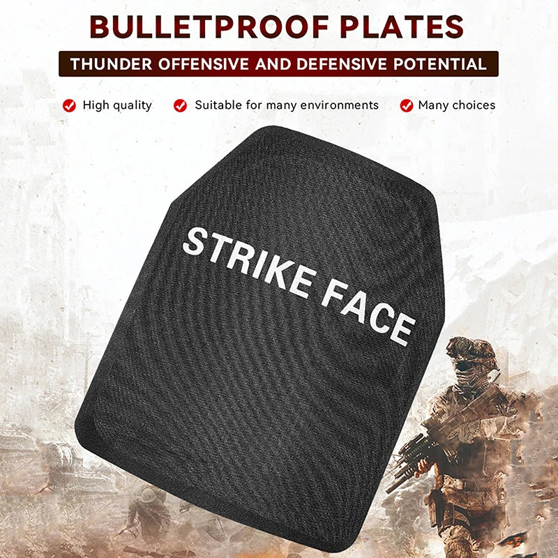 PE Bulletproof Backpack Ballistic Panel NIJ IV Stand Alone Body Armor Vest Plate Lightweight Anti Bullet Proof Shield