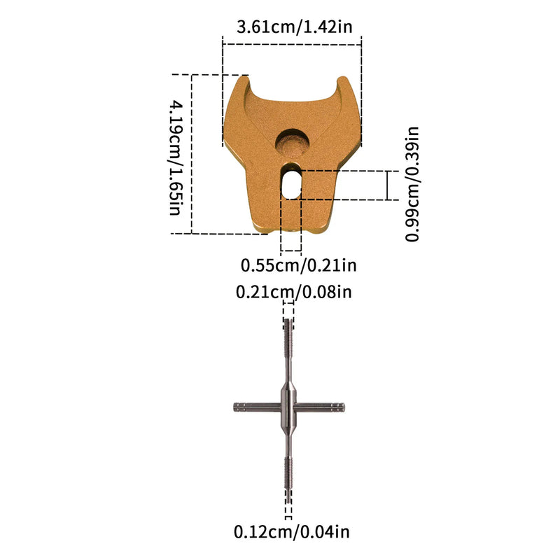 Fishing Reel Bearing Remover Tool Durable Spool Bearing Pin Remover Spool Dismantling Fishing Device For Fishing Accessories