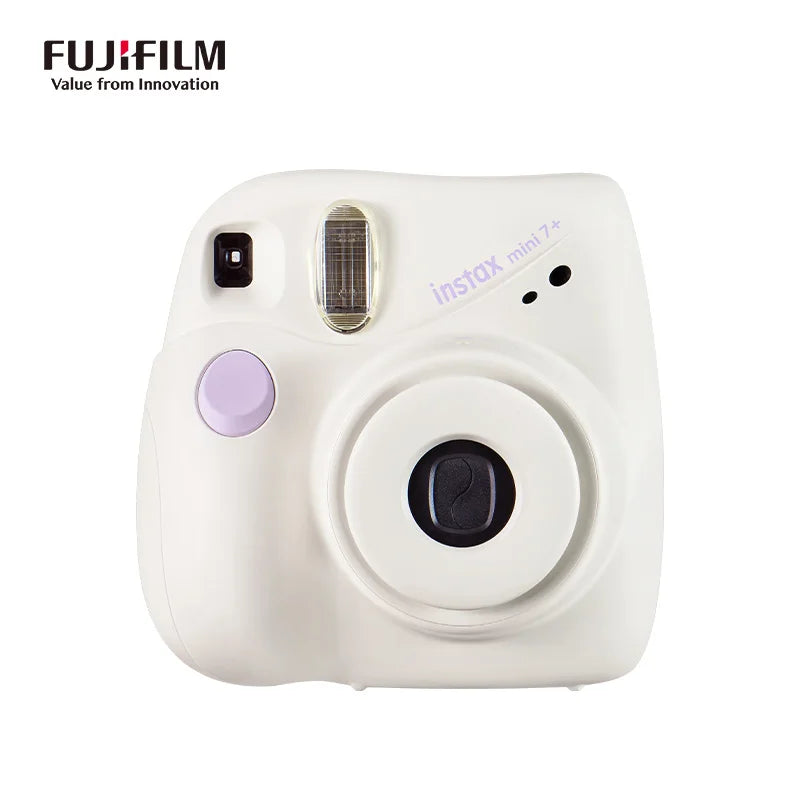 Original Fujifilm Instax Mini7+  Camera Fuji  Instant Camera Film Camera Film Wrist Strap Birthday Christmas for Girl Gift