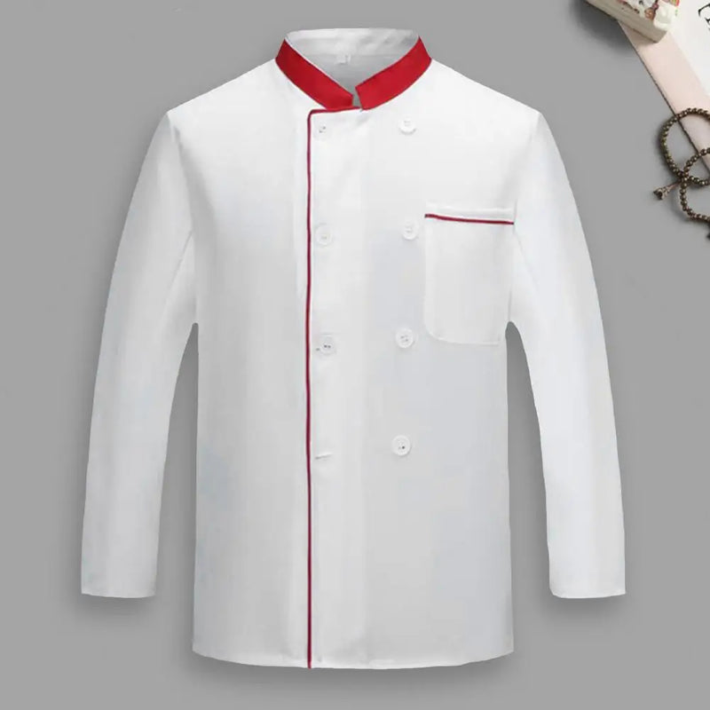 Fantastic Chef Top  Lint-free Breathable Chef Jacket  Unisex Adult Kitchen Chef Coat