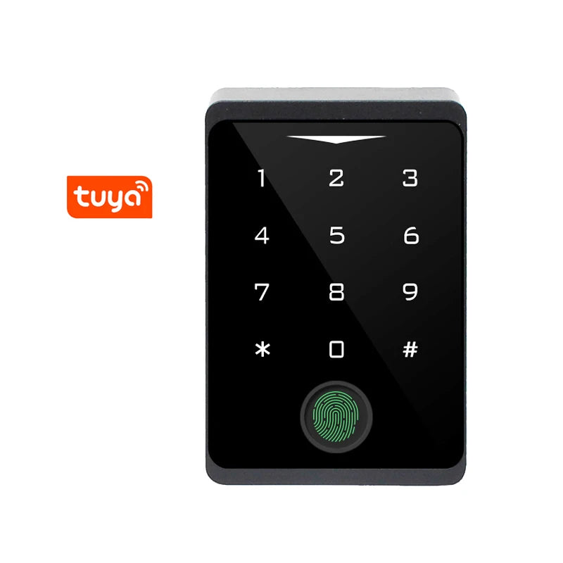 Tuya wifi Standalone Door 125KHz EM Card RFID & Biometric fingerprint Access Control Systems Products with Touch Keypad