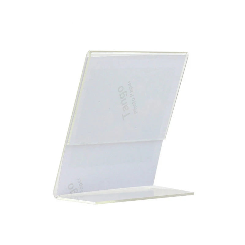 1-2 Pcs 5&quot L-shape Photo Frame Acrylic Transparent Mini Stand For Fujifilm Instax Square SQ6 SQ10 SQ20 Camera Share SP3Print