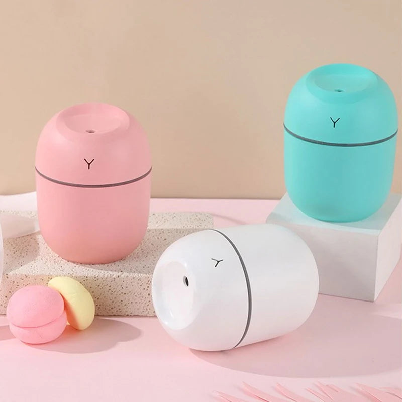 1~8PCS Mini Ultrasonic Air Humidifer Portable Essential Oil Diffuser USB Mist Maker Aromatherapy Humidifiers For Car Office Home