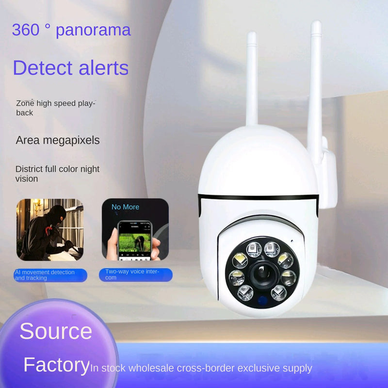 YIIOT app 2.4G 5G 2mp wireless 360-degree panoramic intelligent high-definition bulb lamp holder Monitoring camera