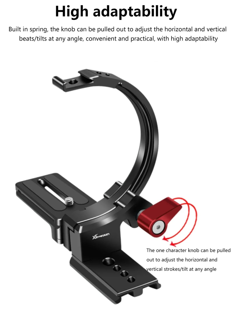 Bracket Semi-circular Ring Horizontal Vertical Shooting Universal for Sony Canon Nikon Fuji Camera Video Holder 8180