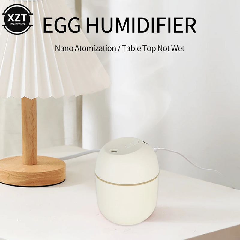 220ML Mini Aroma Oil Diffuser USB Essential Oil Atomizer Electric Air Humidifier With LED Night Lamp For Home Car