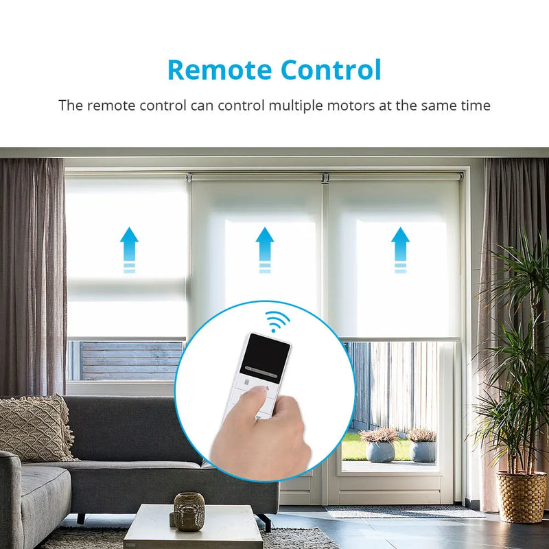 Zemismart Tuya WiFi Smart Roller Shade Motor for 30mm Tube Alexa Google Home Voice Control 1.1Nm Electric Engine Blinds Shutter