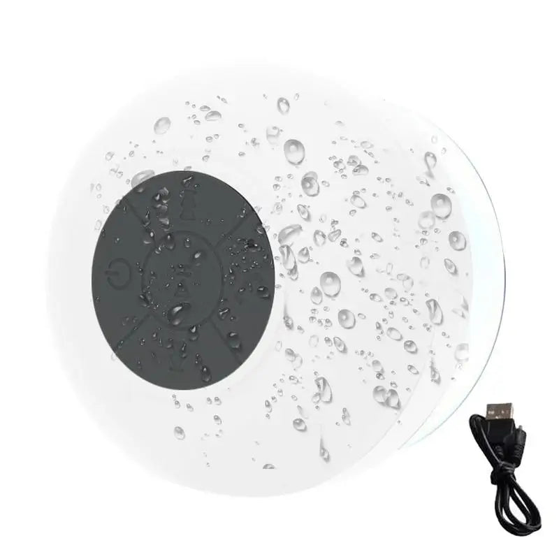 Bathroom Waterproof Wireless BT Speaker Large Suction Cup Mini Portable Speakers Outdoor Sports Stereo Speaker