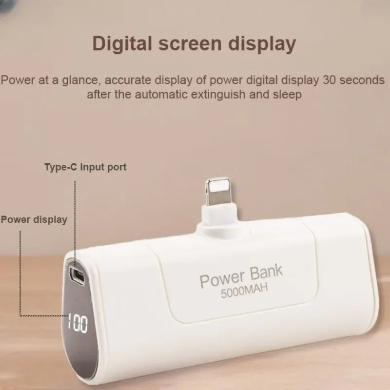 Portable Mini Power Bank for Iphone Samsung Huawei Motorola Cell Phone Portable Battery Pack Mini Power Banks