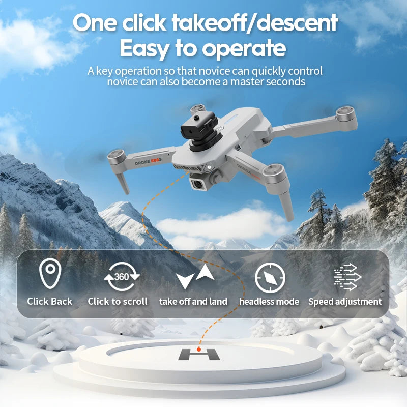 Mini Drone E88s 4K Dual Camera HD Wifi FPV Brushless Motor Remote Control Foldable RC Quadcopter Helicopter Child Boys Toys Kids