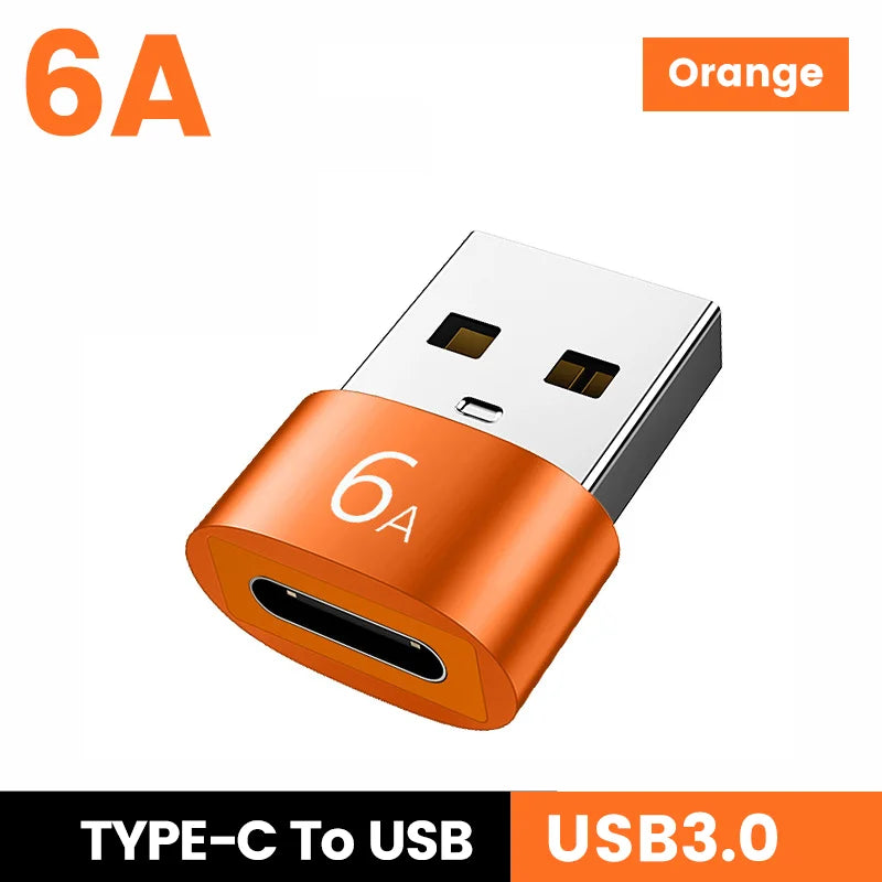 NNBILI 6AUSB 3.0 To Type C OTG Adapter USB USB-C Male To Micro USB Type-c Female Converter For Samsung S20 Xiaomi OTG Connector