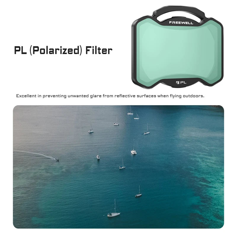 Freewell Polarizer PL Filter Capture Vibrant Skies and Scenery Compatible DJI Avata 2 Match Camera Photography Accessories