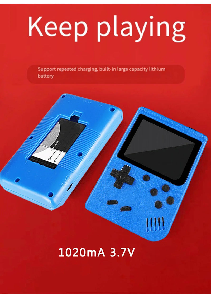 Retro Classic Games Children's Handheld Small Game Console With 400 Game Charging Can Be Connected To The TV