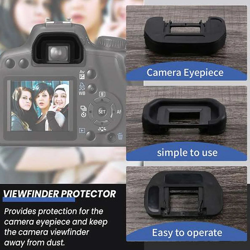 Camera Eyepiece Eyecup 18Mm Eb Replacement Viewfinder Protector For Canon Eos 80D 70D 60D 77D 50D 5D 5D Mark Ii 6D 6D Mark Ii