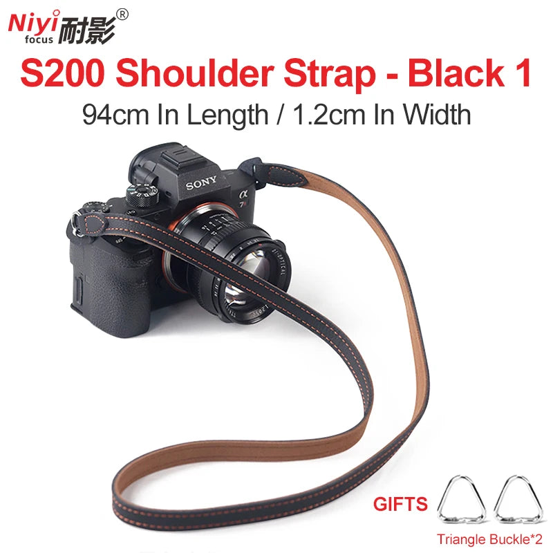 Camera Shoulder Strap Retro Micro Single Strap Suitable for Canon R8 R50 Nikon ZFC Sony A6300 Fuji XT5 XA7 Camera Accessories