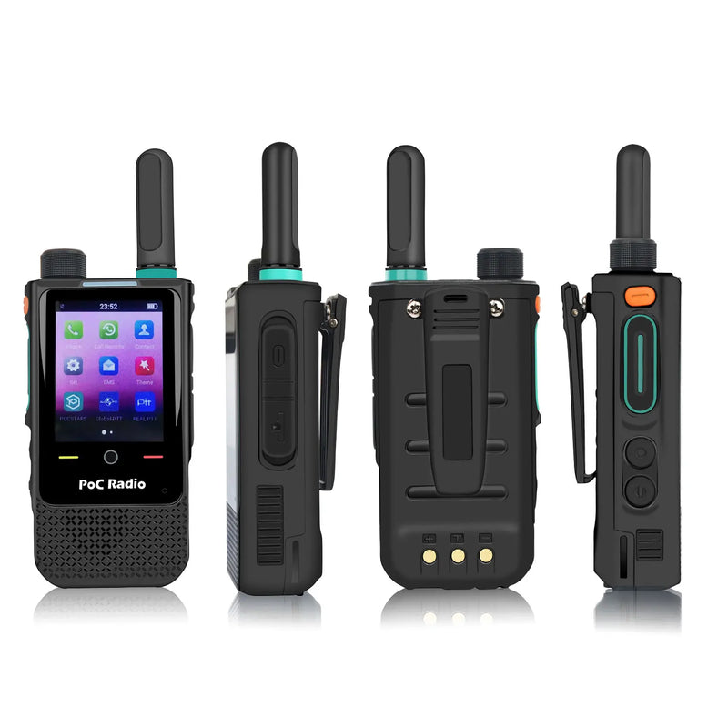 Zello Walkie Talkie HIROYASU HI-B5Pro 4G Lte PoC Radio Zello Real-PTT Global-PTT Pocstars Touch Screen 4000mAh USB-C Battery