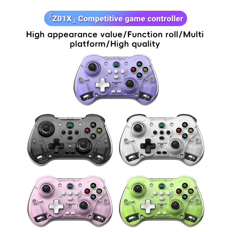 Bluetooth Controller Gamepad for Nintendo Switch/Android/iPhone/PC Hall Effect Joysticks Trigger Wireless Gaming console Handle